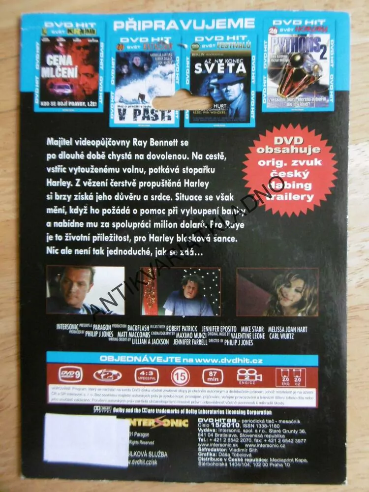 BLESKOVÁ ŠANCE, DVD FILM