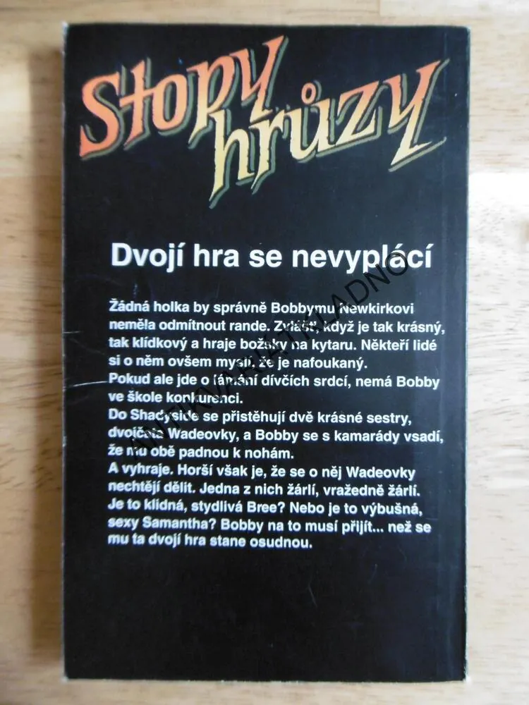 STOPY HRŮZY 76 - JSI FRAJER BOBBY, R. L. STINE