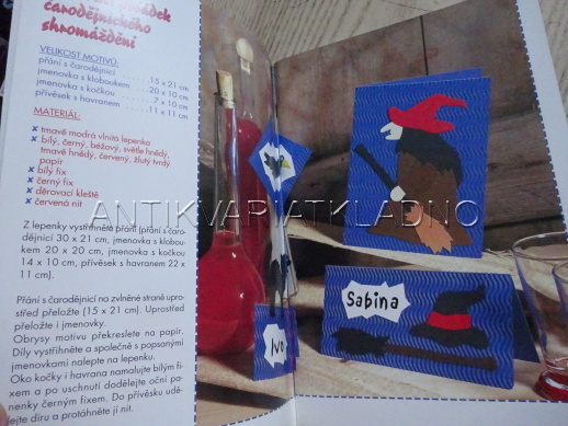 SLET ČARODĚJNIC Z WINDOWCOLOR A PAPÍRU, **an