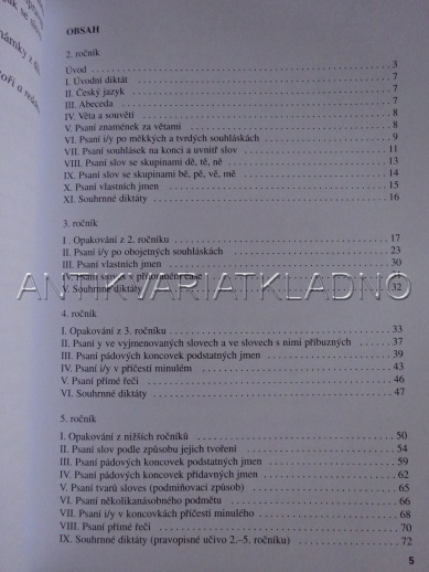 KONTROLNÍ DIKTÁTY A PRAVOPISNÁ CVIČENÍ PRO 2. 3. 4. A 5. ROČNÍK ZŠ, **an