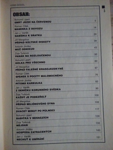 MUŽ ODNIKUD A DALŠÍ KRIMINÁLNÍ PŘÍBĚHY, **an