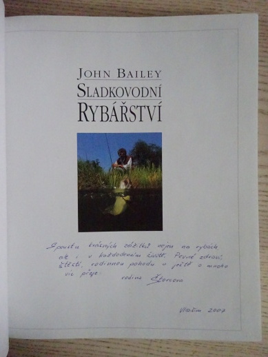 SLADKOVODNÍ RYBÁŘSTVÍ, JOHN BAILEY, **an