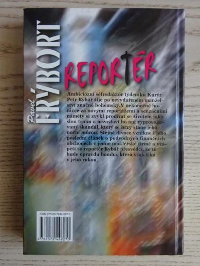 REPORTÉR, PAVEL FRÝBORT, **an
