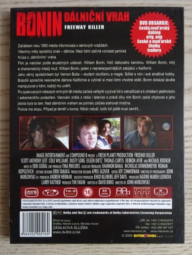 BONIN - DÁLNIČNÍ VRAH, DVD FILM