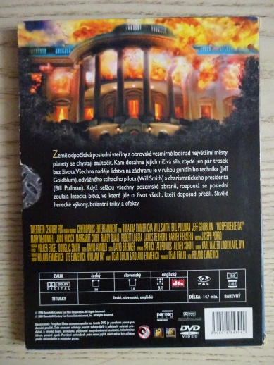 DEN NEZÁVISLOSTI, DVD FILM