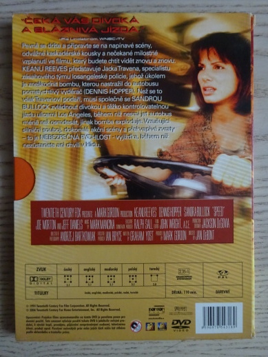 NEBEZPEČNÁ RYCHLOST, DVD FILM