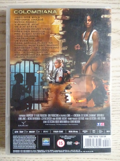 COLOMBIANA, DVD FILM