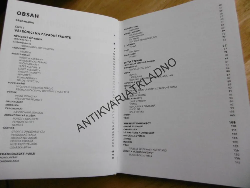 VÁLKA NA ZÁPADNÍ FRONTĚ, V ZÁKOPECH 1.SVĚTOVÉ VÁLKY, **an