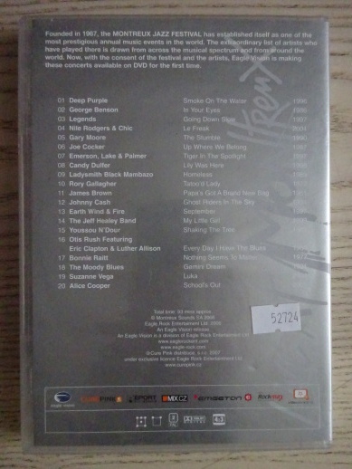 LIVE AT MONTREUX, DVD HUDBA