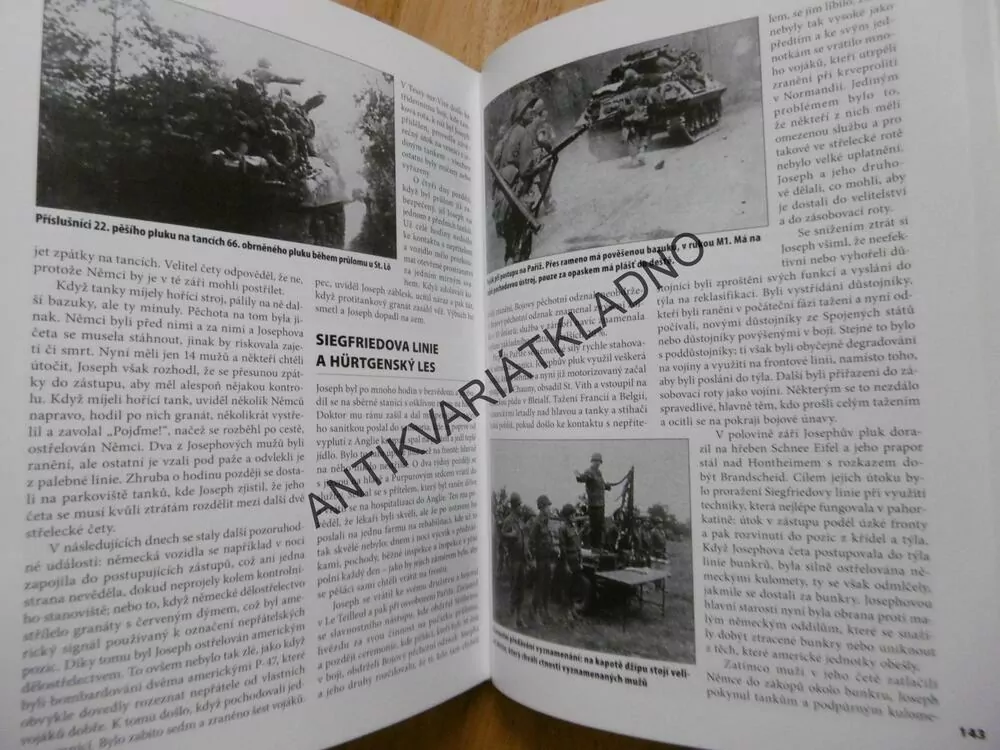AMERICKÁ PĚCHOTA ZA 2.SVĚTOVÉ VÁLKY, 