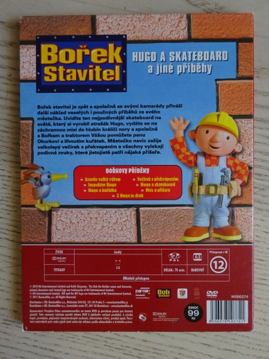 BOŘEK STAVITEL, DVD FILM