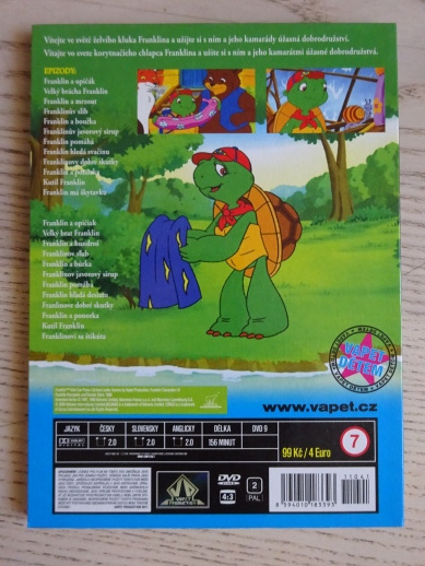 FRANKLIN A JEHO DOBRODRUŽSTVÍ 8, DVD POHÁDKA