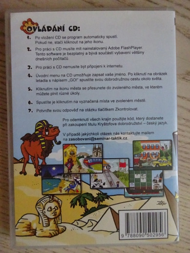 KRYŠTOFOVA DOBRODRUŽSTVÍ, ČESKÝ JAZYK, VZDĚLÁVACÍ PC HRA
