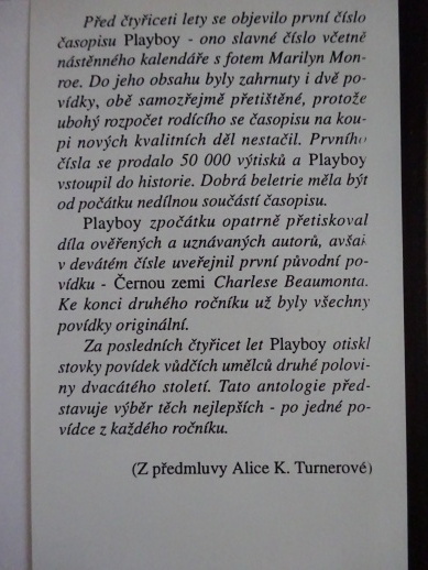 PLAYBOY STORIES, ALICE K. TURNEROVÁ, **an