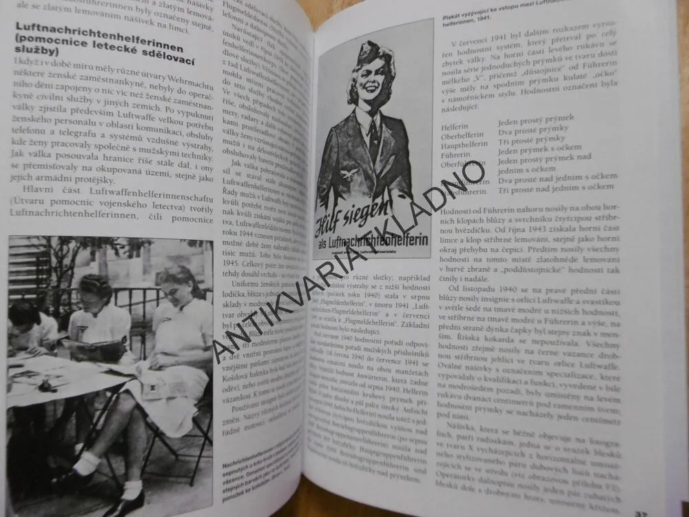 ŽENY VE VÁLCE 1939-45, BRITSKÉ, AMERICKÉ, NĚMECKÉ A RUSKÉ PŘÍSLUŠNICE ARMÁD, **an