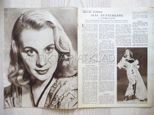 FILMOVÝ ČASOPIS PICTUREGOER 1949, JOAN CAULFIELD