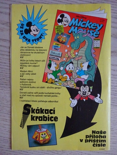 MICKEY MOUSE, KOMIKS, DISNEY, 16/1995
