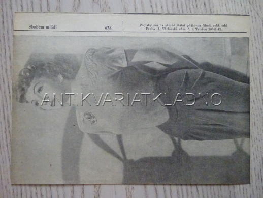 SBOHEM MLÁDÍ, J. PAYNE, FILMOVÝ PROGRAM 145