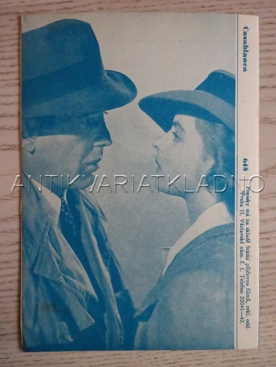 CASABLANCA, H. BOGART, FILMOVÝ PROGRAM 155