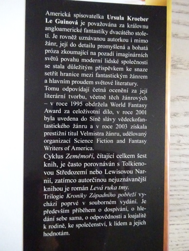 KRONIKY ZÁPADNÍHO POBŘEŽÍ, URSULA K. LE GUINOVÁ, **an