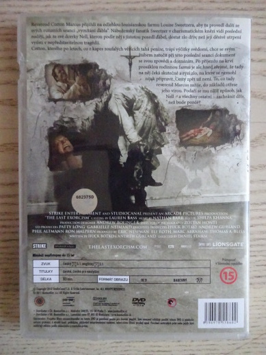 POSLEDNÍ VYMÍTÁNÍ ĎÁBLA, DVD FILM