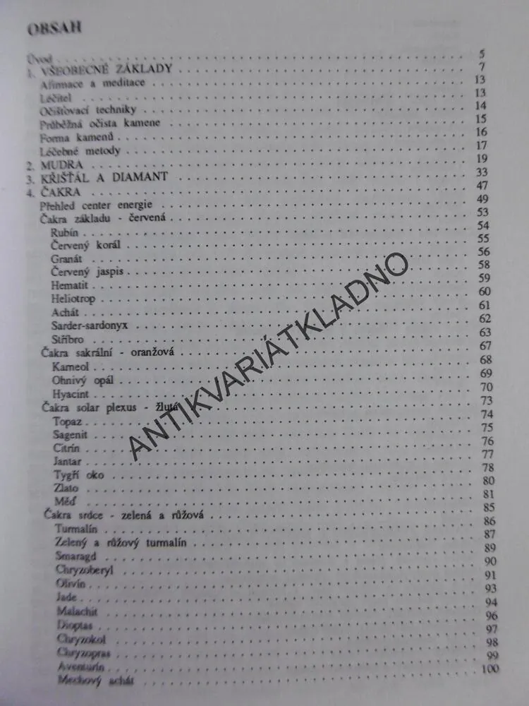 LÉČENÍ DRAHÝMI KAMENY, JOSEF PAVEL KREPERAT, **an