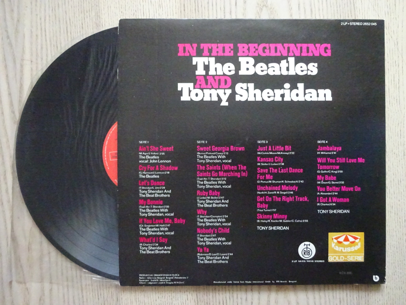 IN THE BEGINNING, THE BEATLES AND TONY SHERIDAN, LP