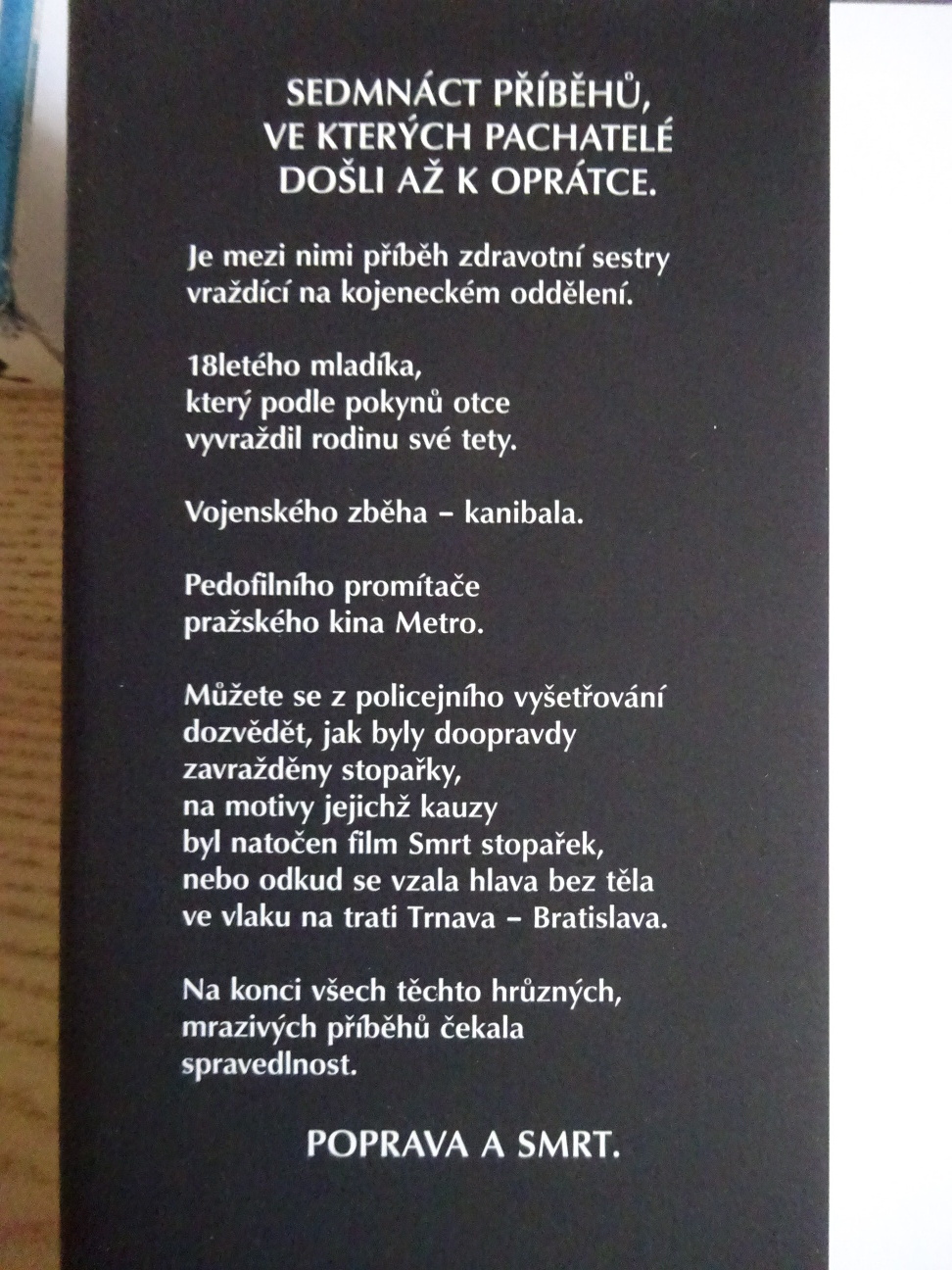 ROZSUDEK SMRTI VYKONÁN, KRUTÉ PRAVDY Z TAJNÝCH ARCHIVŮ, PETR ŠÁMAL, **an