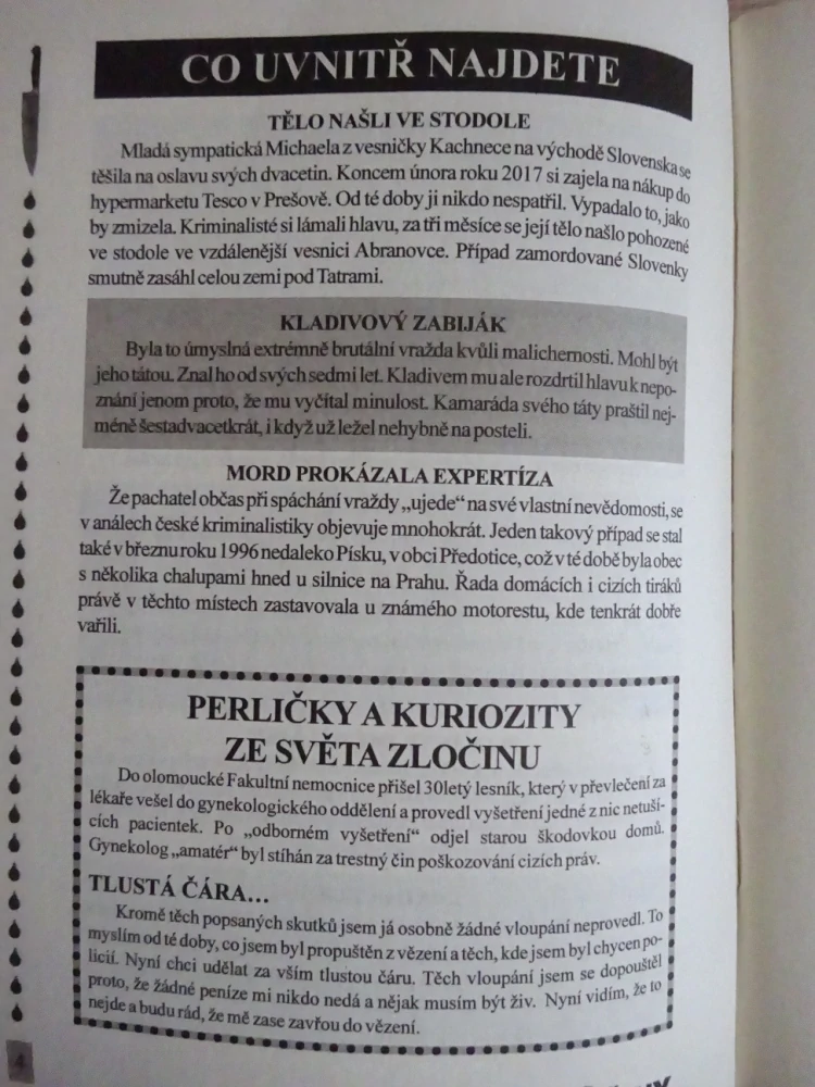 SKUTEČNÉ ZLOČINY Č. 35, **an