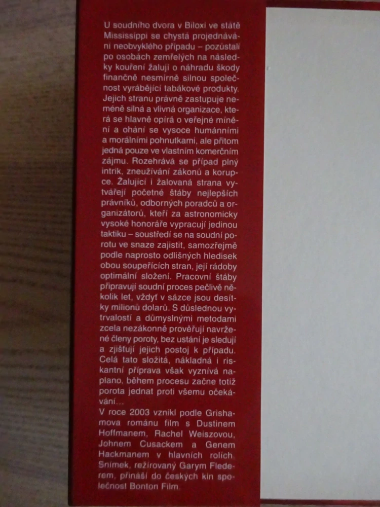 POROTA, JOHN GRISHAM, **an