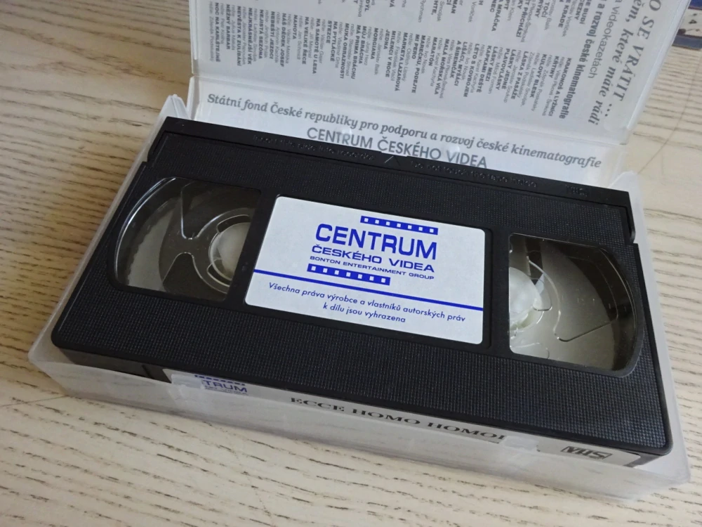 ECCE HOMO HOMOLKA, VHS VIDEOKAZETA