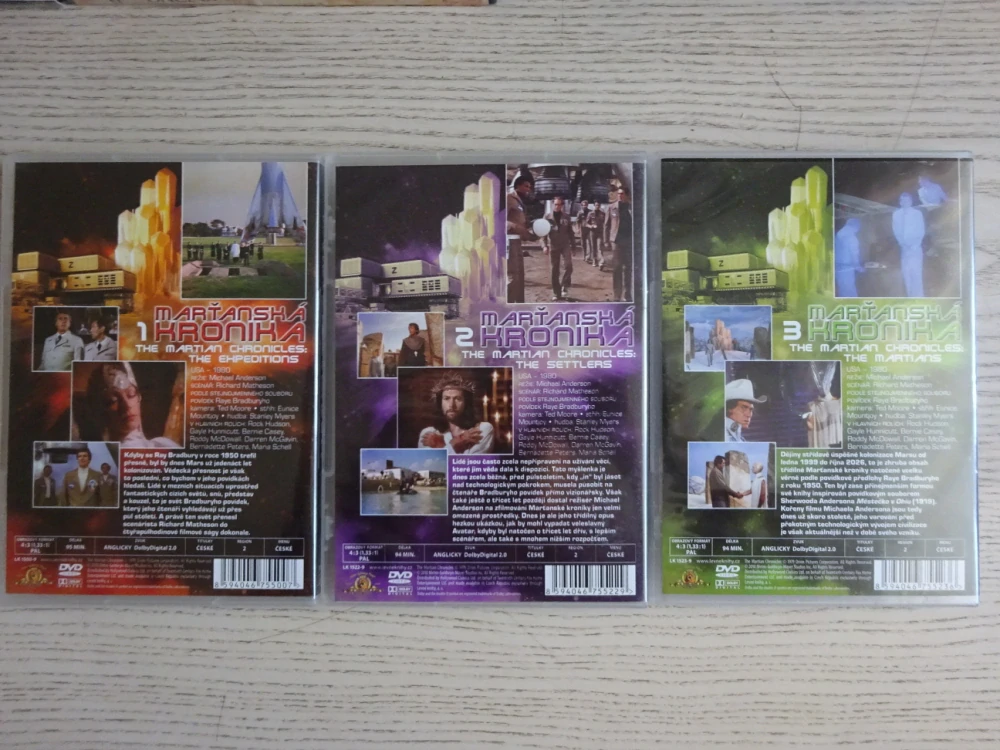 MARŤANSKÁ KRONIKA 1-3, KOMPLET, DVD FILM