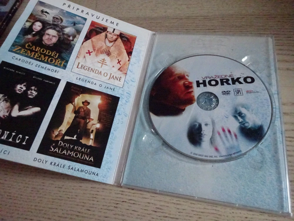 VRAŽEDNÉ HORKO, DVD FILM