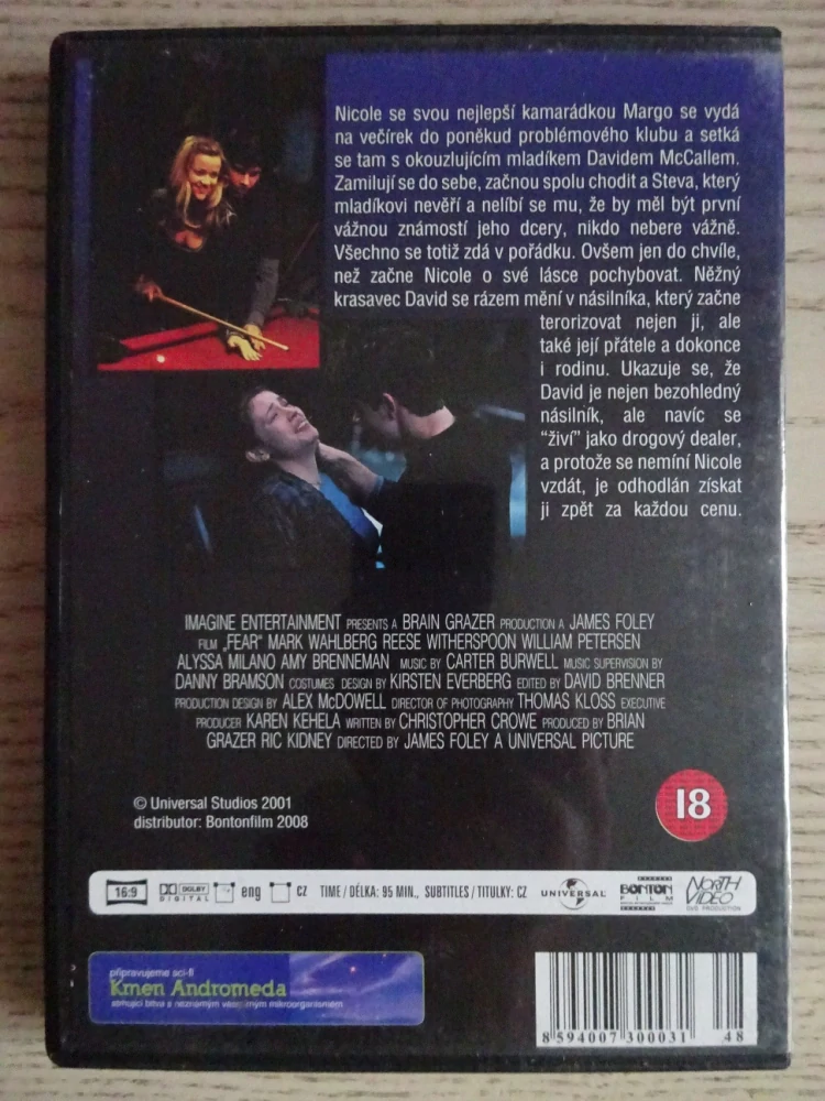 MILENEC NEBO VRAH, DVD FILM