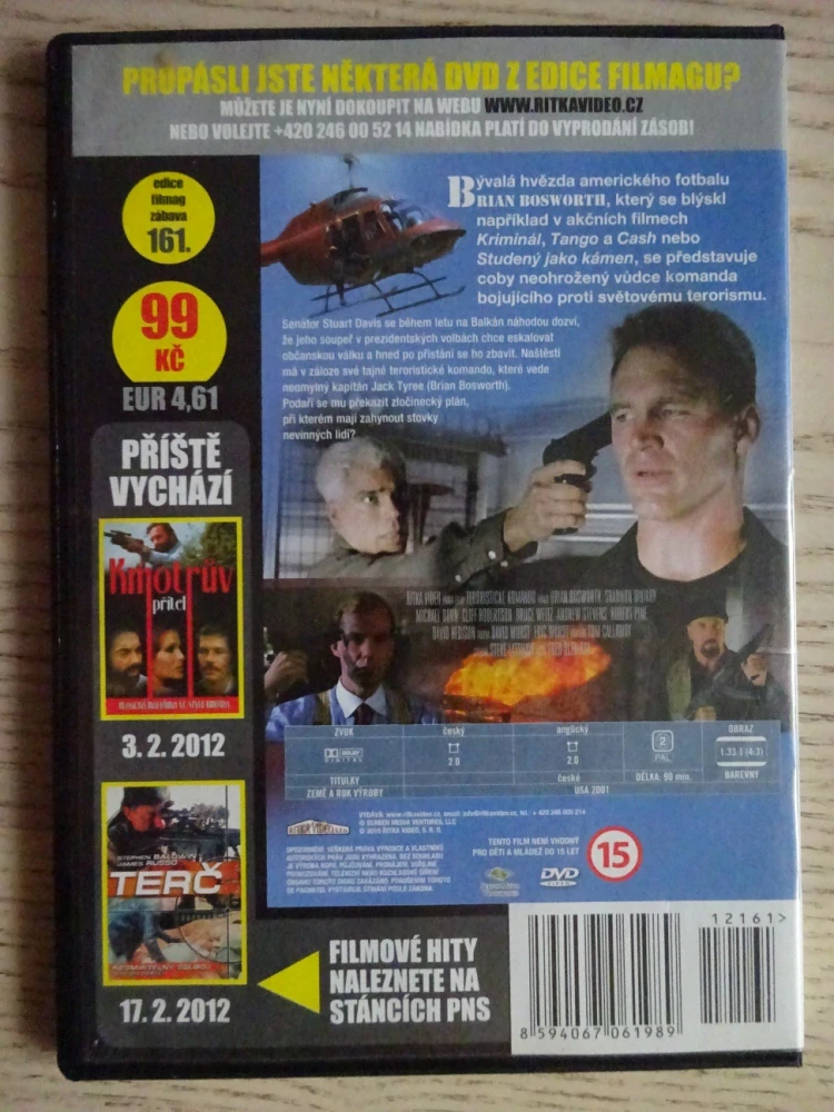 TERORISTICKÉ KOMANDO, DVD FILM