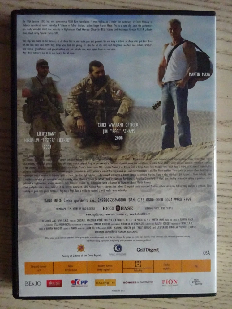 PÍSEŇ PADLÝCH, MARTIN MAXA, DVD FILM DOKUMENT