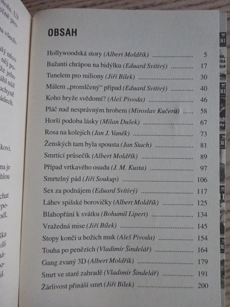 ŽÁRLIVOST PŘINÁŠÍ SMRT, TOP KRIMI, **an