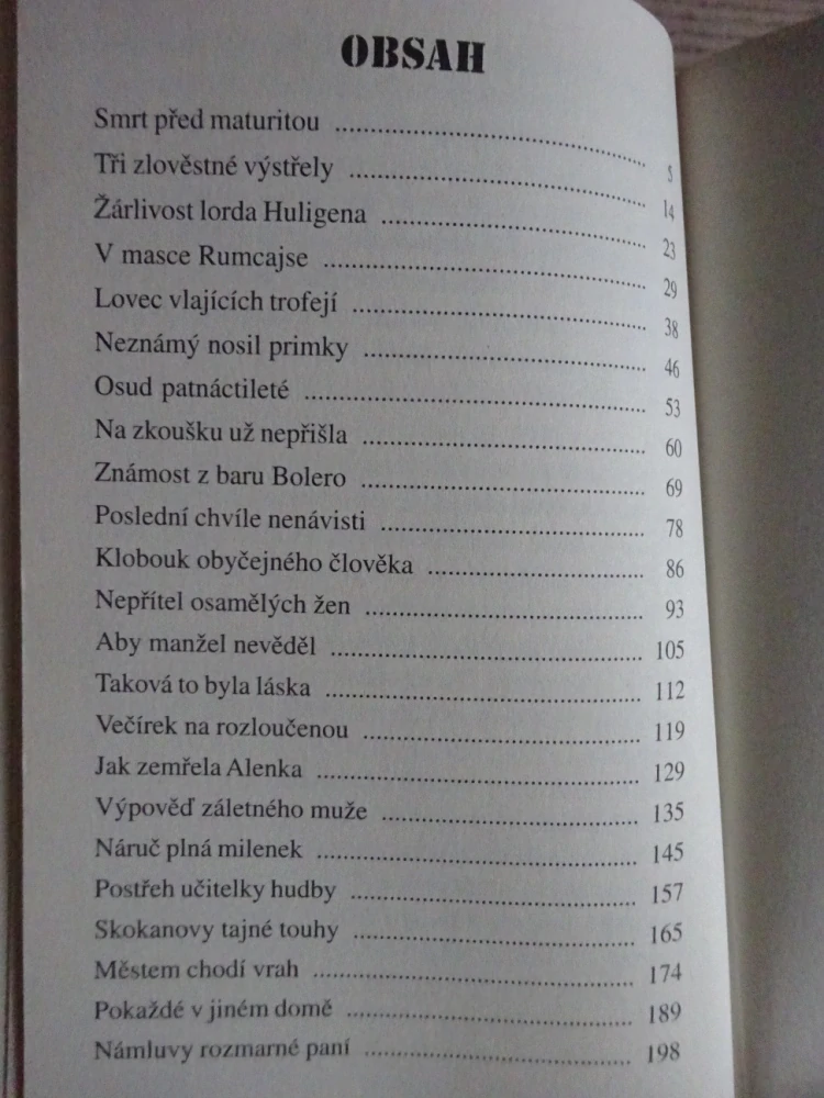 NÁRUČ PLNÁ MILENEK, I. M. JEDLIČKA, TOP KRIMI, **an