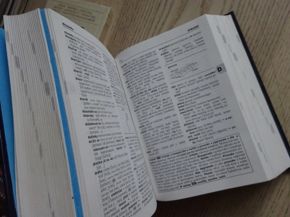 ANGLICKO-ČESKÝ, ČESKO-ANGLICKÝ SLOVNÍK, **an