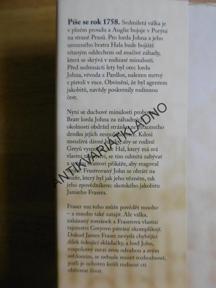 LORD JOHN A BRATRSTVO ČEPELE, DIANA GABALDON