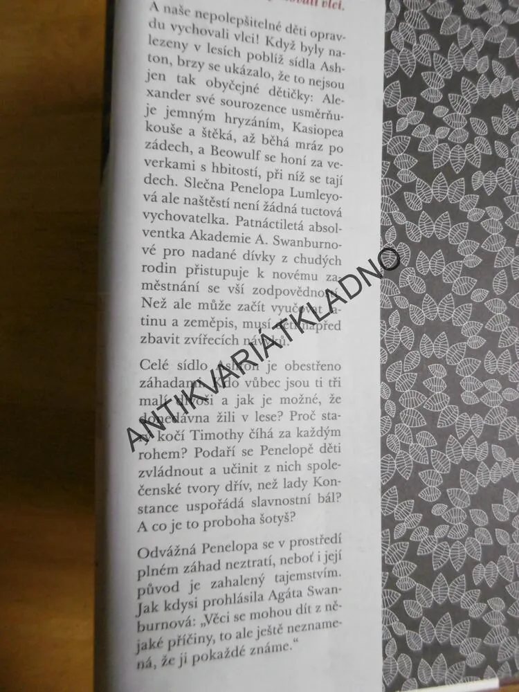 NEPOLEPŠITELNÉ DĚTI ZE SÍDLA ASHTON,TAJEMNÉ VYTÍ, WOODOVÁ, **an