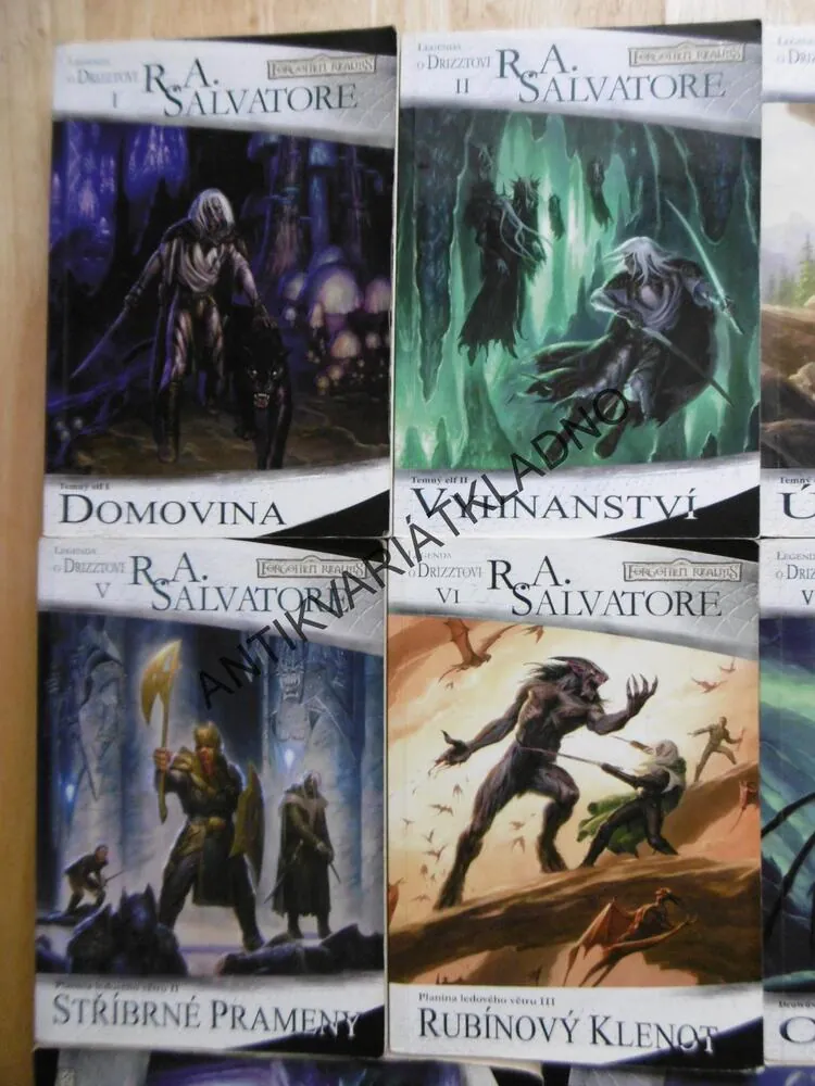 LEGENDA O DRIZZTOVI,1-11, TEMNÝ ELF, R.A. SALVATORE