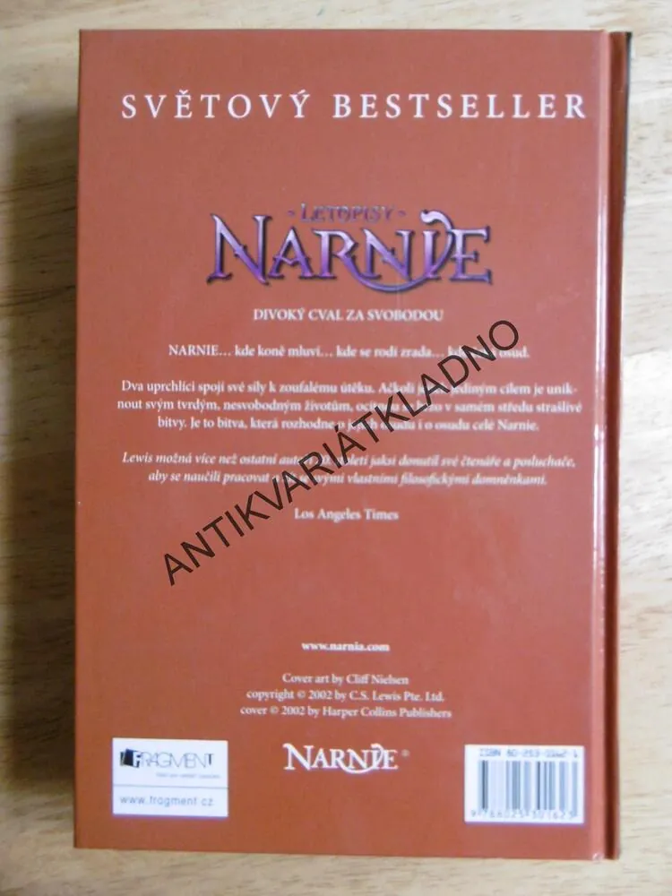 LETOPISY NARNIE, KŮŇ A JEHO CHLAPEC, C.S.LEWIS, **an