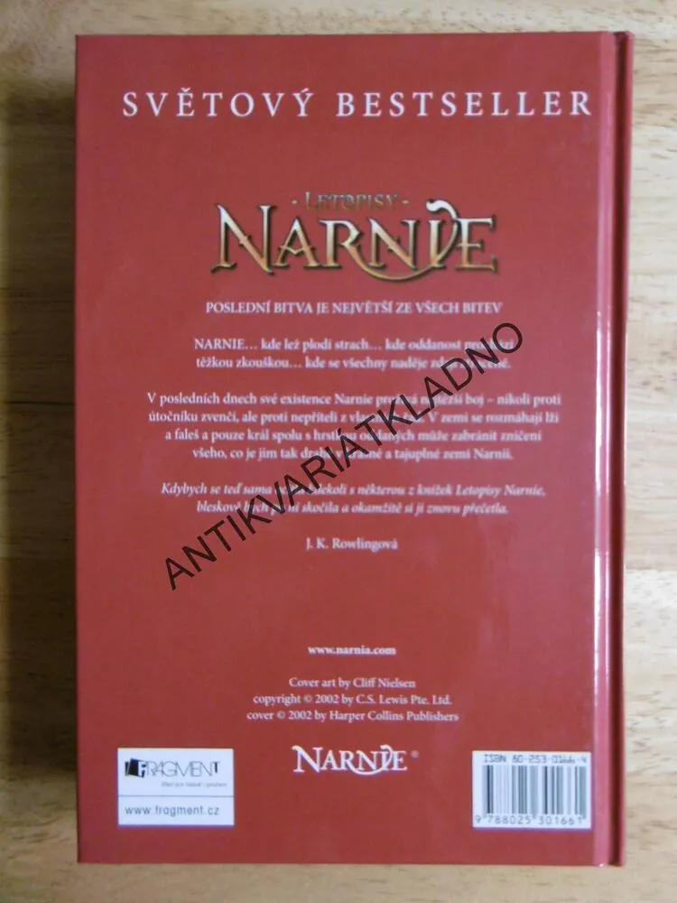 LETOPISY NARNIE, POSLEDNÍ BITVA, C.S.LEWIS, **an