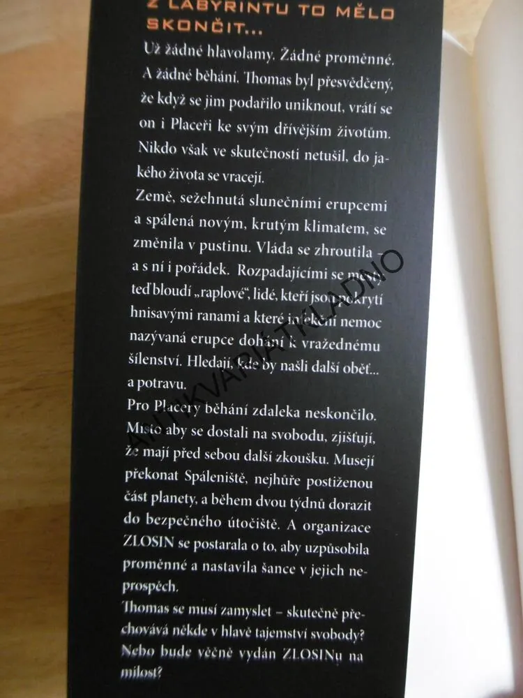 SPÁLENIŠTĚ: ZKOUŠKA, JAMES DASHNER, **an