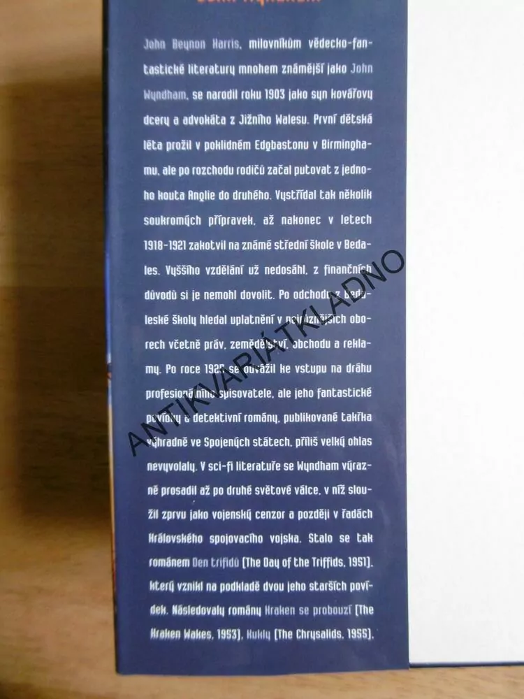 DEN TRIFIDŮ, JOHN WYNDHAM, **an
