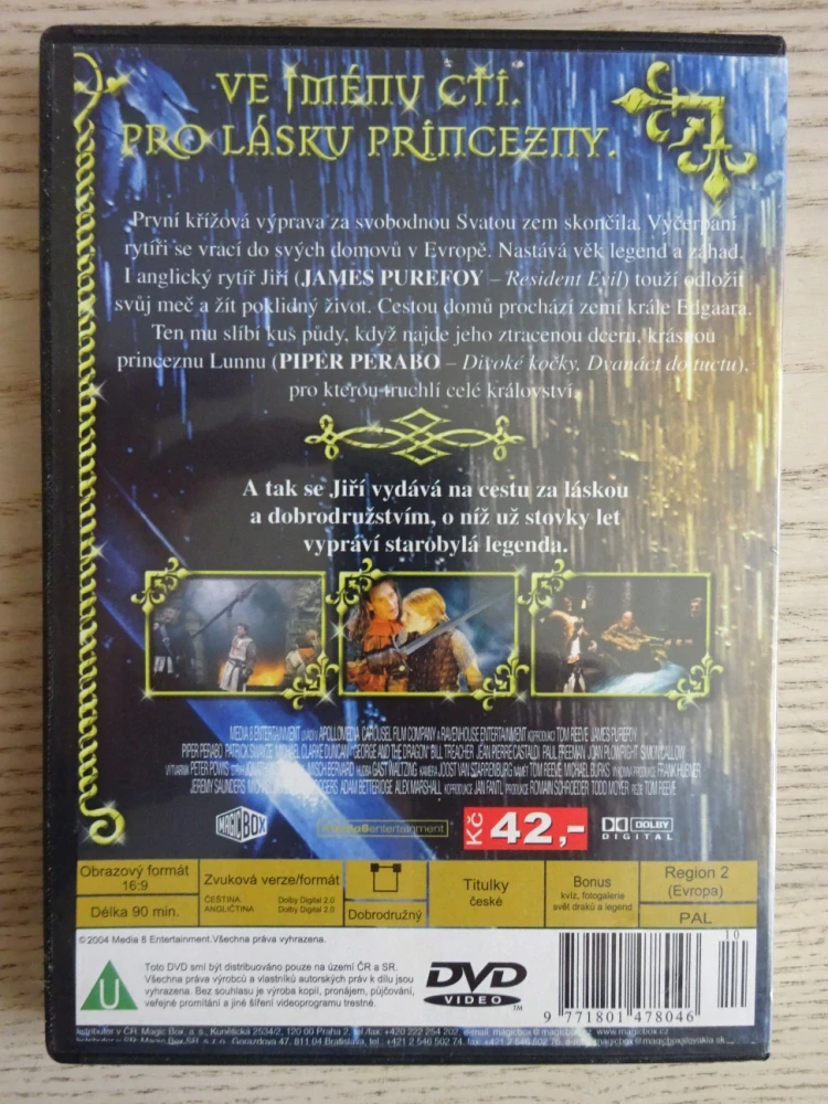 LEGENDA O JIŘÍM A DRAKOVI, DVD FILM