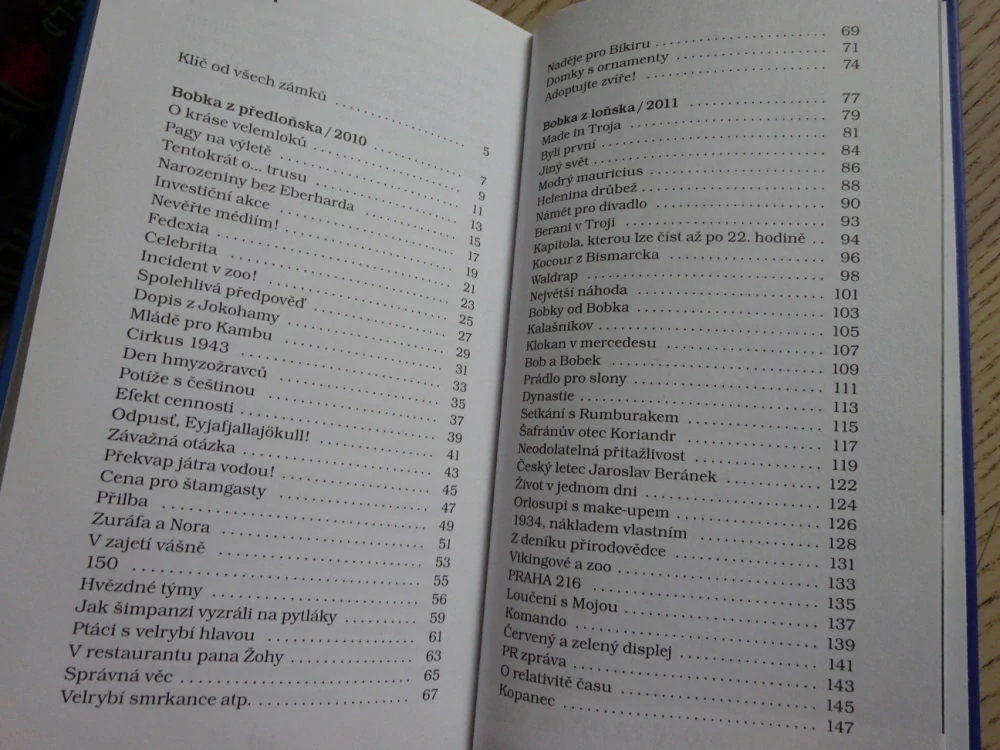 BOBKY OD BOBKA, ZE ZÁPISNÍKU ŘEDITELE ZOO, MIROSLAV BOBEK, **an