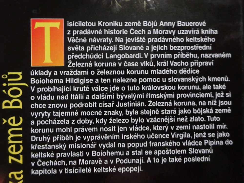 VĚČNÉ NÁVRATY, KRONIKA ZEMĚ BÓJŮ 3, ANNA BAUEROVÁ, **an