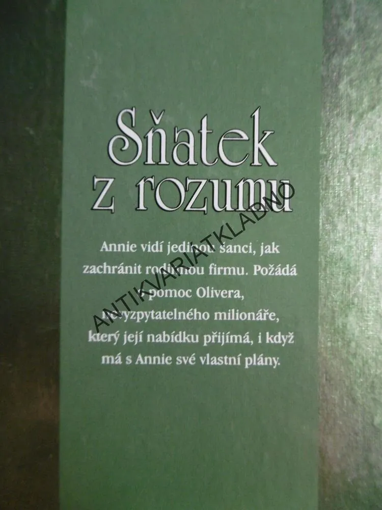 SŇATEK Z ROZUMU, JAYNE ANN KRENTZOVÁ, **an